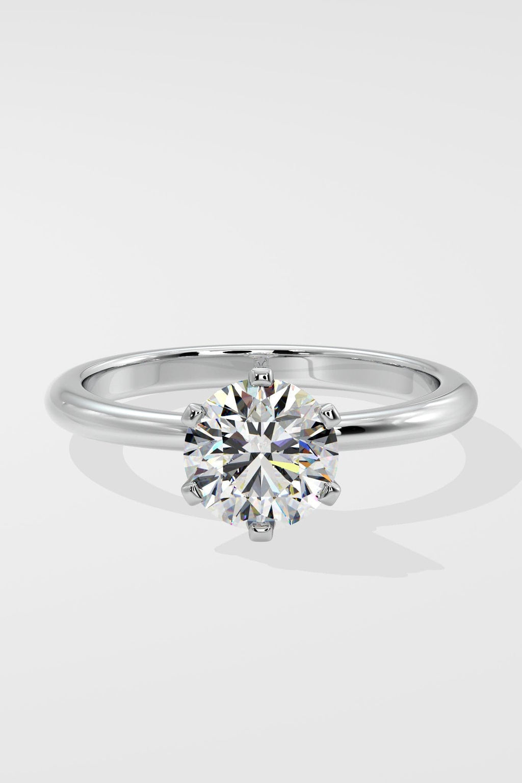 1 ct Tapered Solitaire Ring