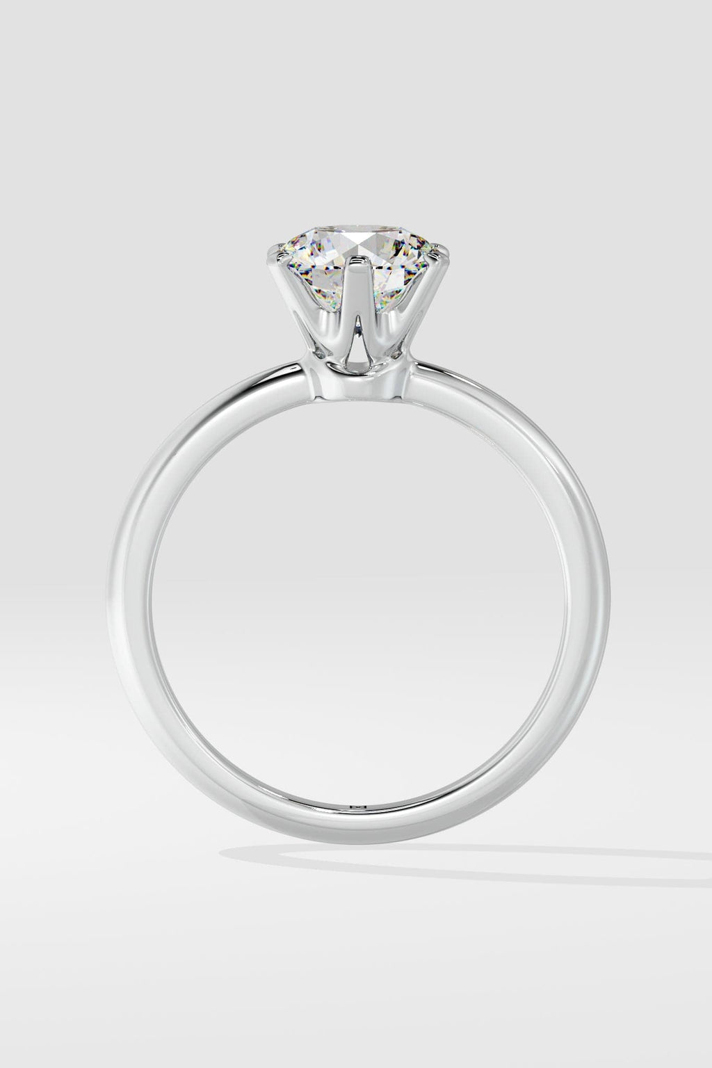 1 ct Tapered Solitaire Ring
