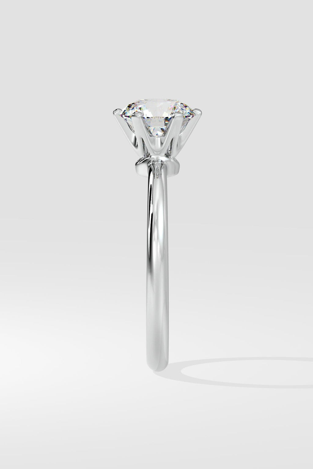 1 ct Tapered Solitaire Ring