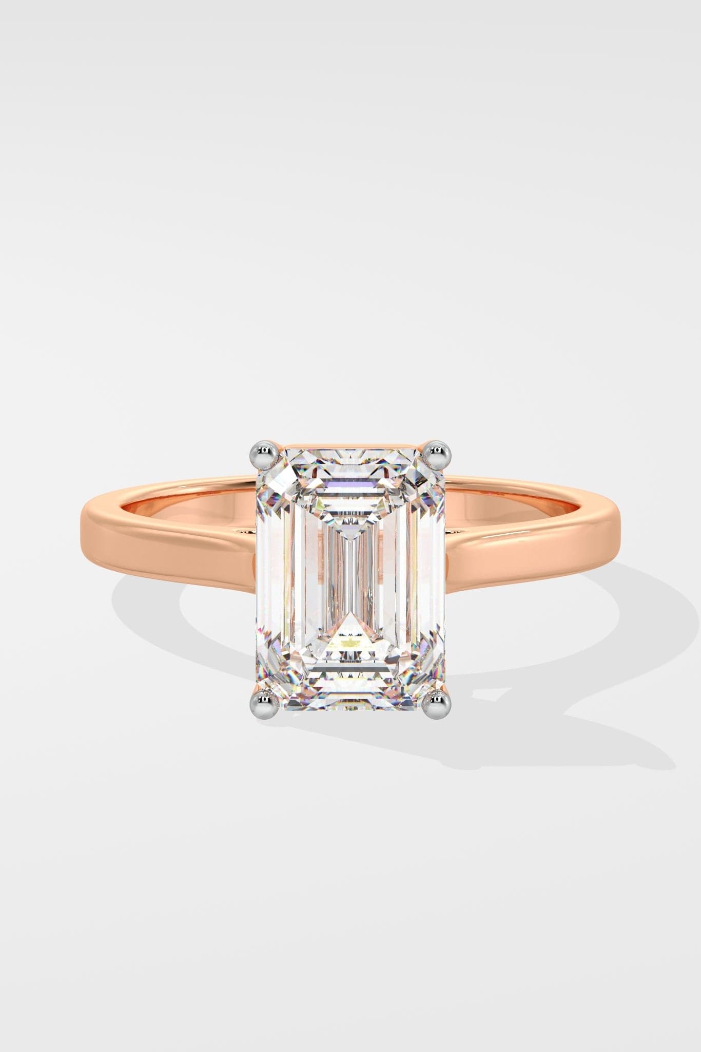2.5 ct Emerald Solitaire Ring