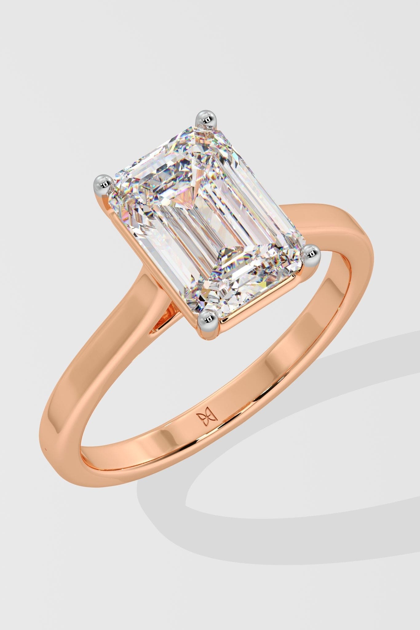 2.5 ct Emerald Solitaire Ring