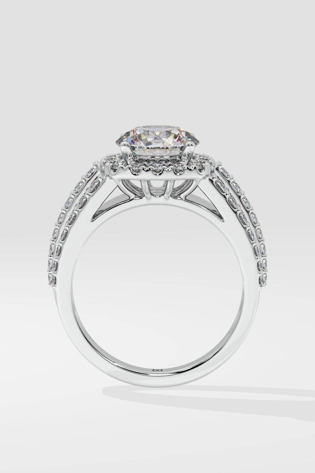 1.5 ct Bedazzle Cushion Halo Ring