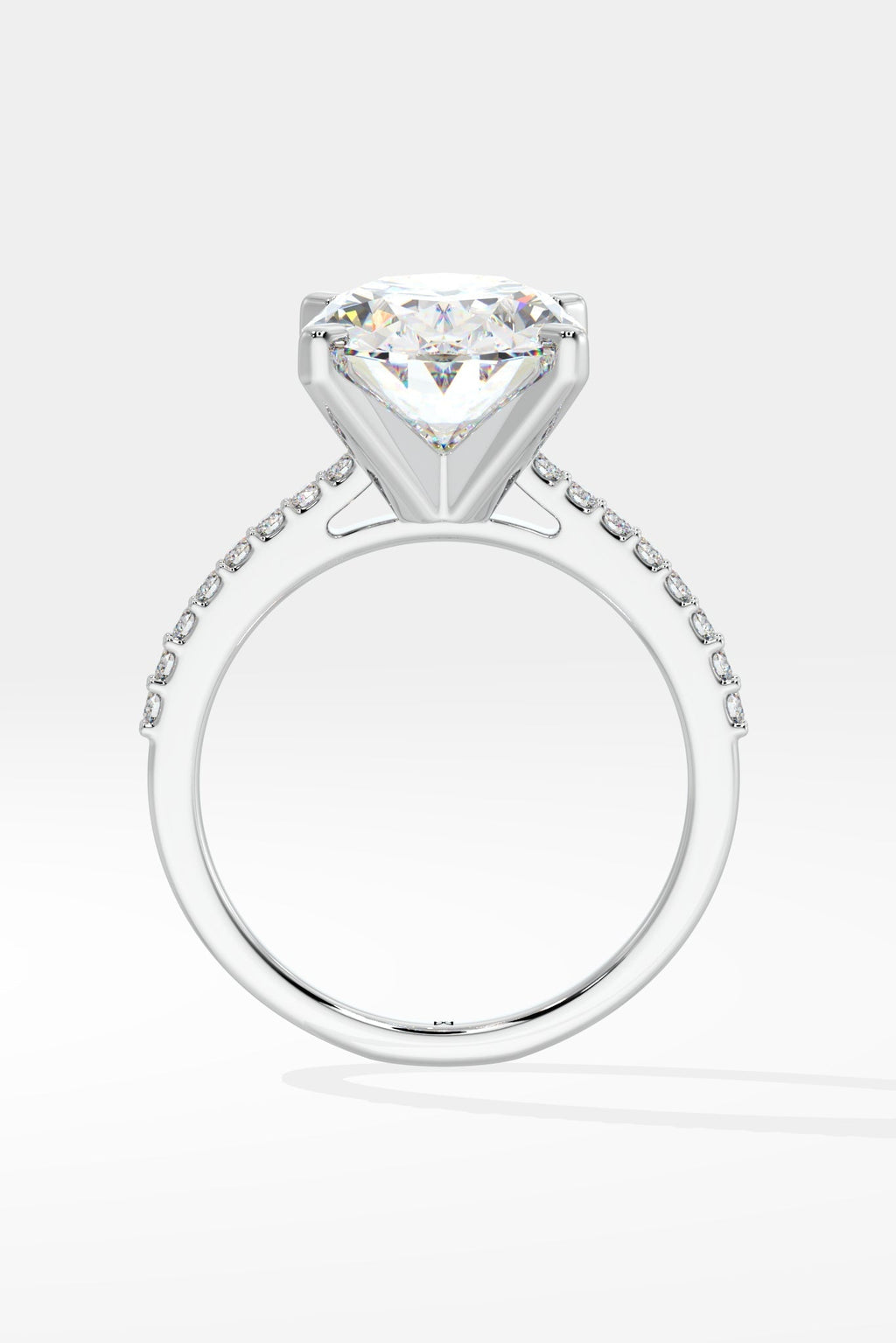 4 ct Oval Solitaire Ring