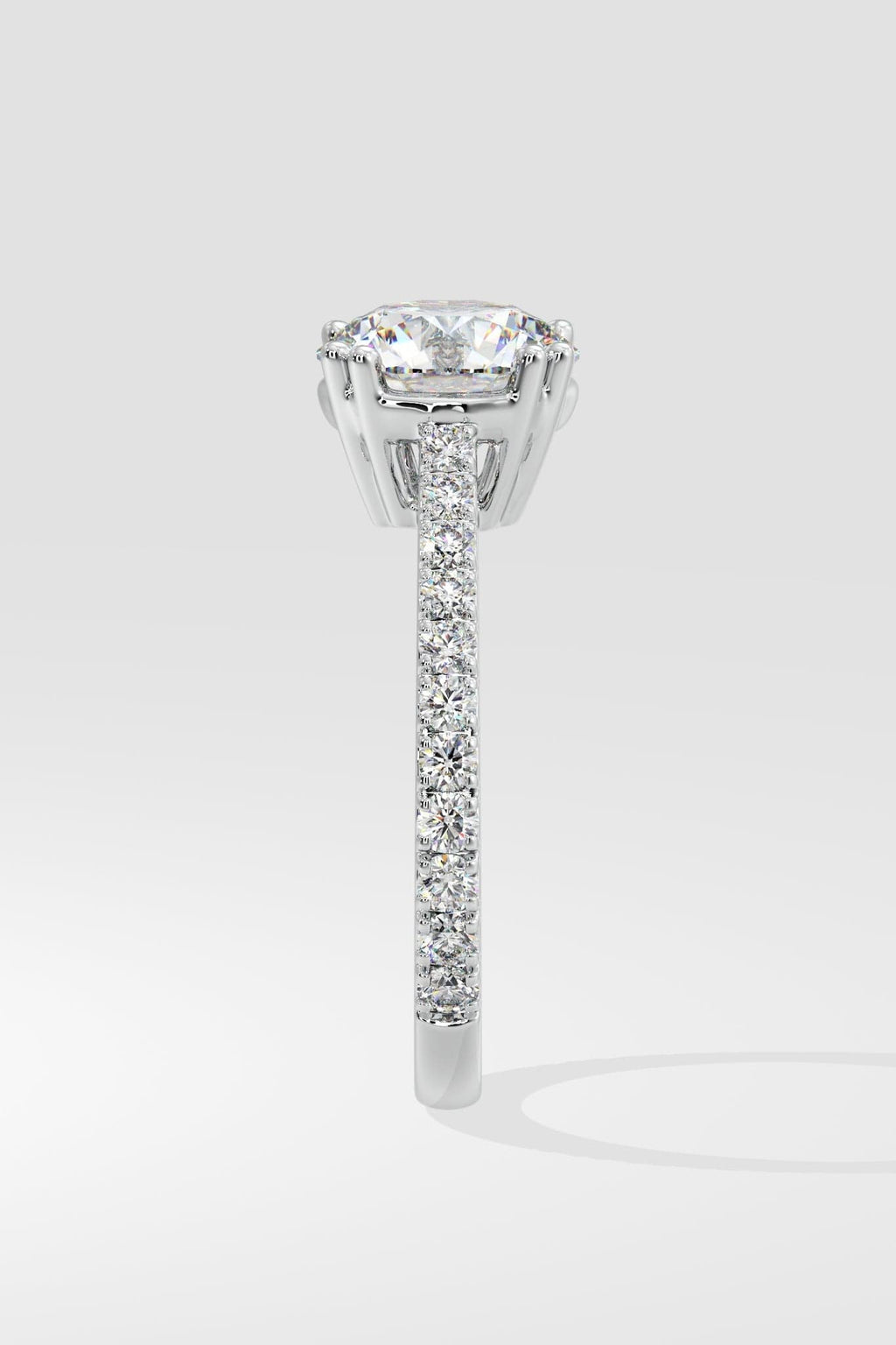 2 ct Dual Prong Solitaire Ring