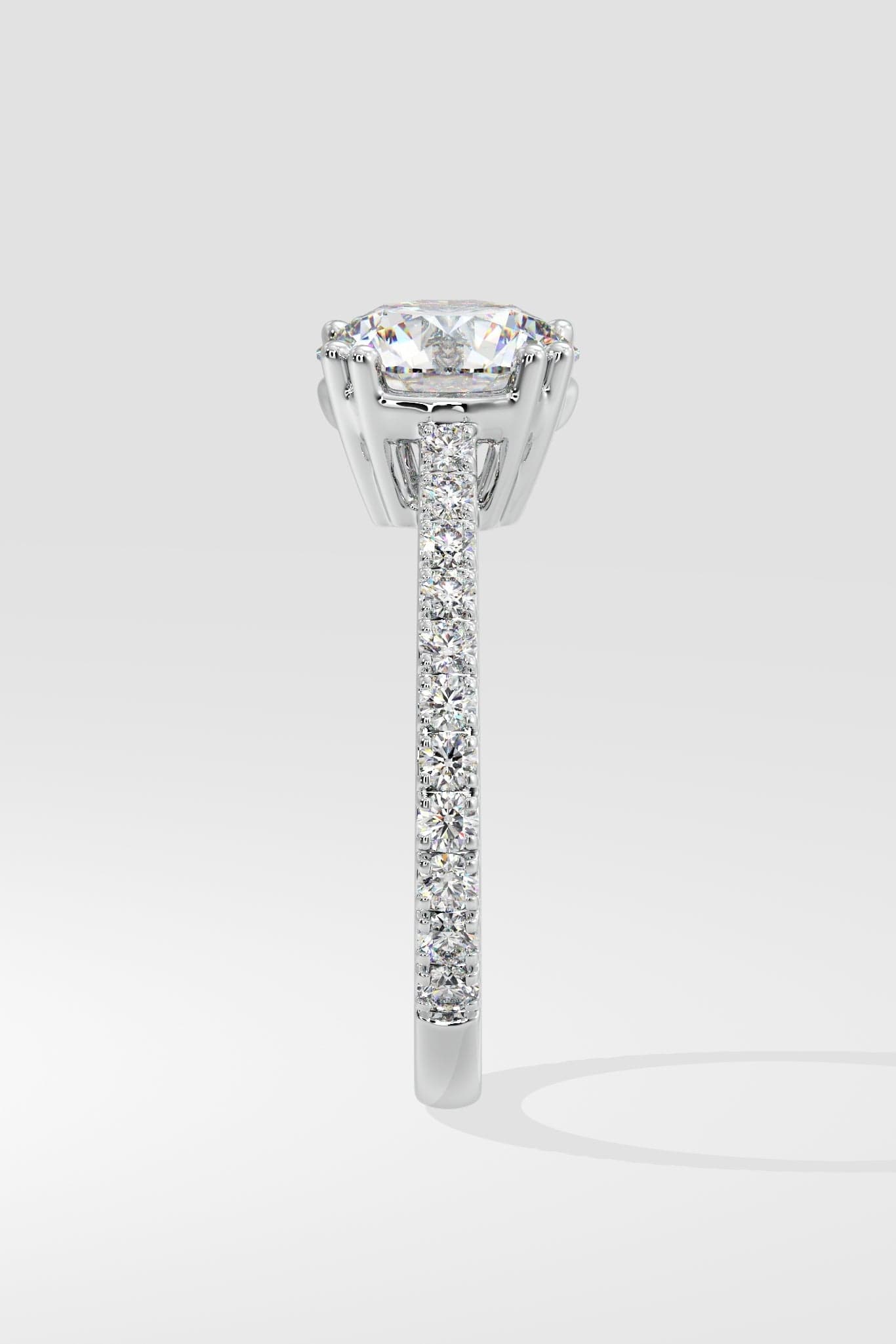 2 ct Dual Prong Solitaire Ring