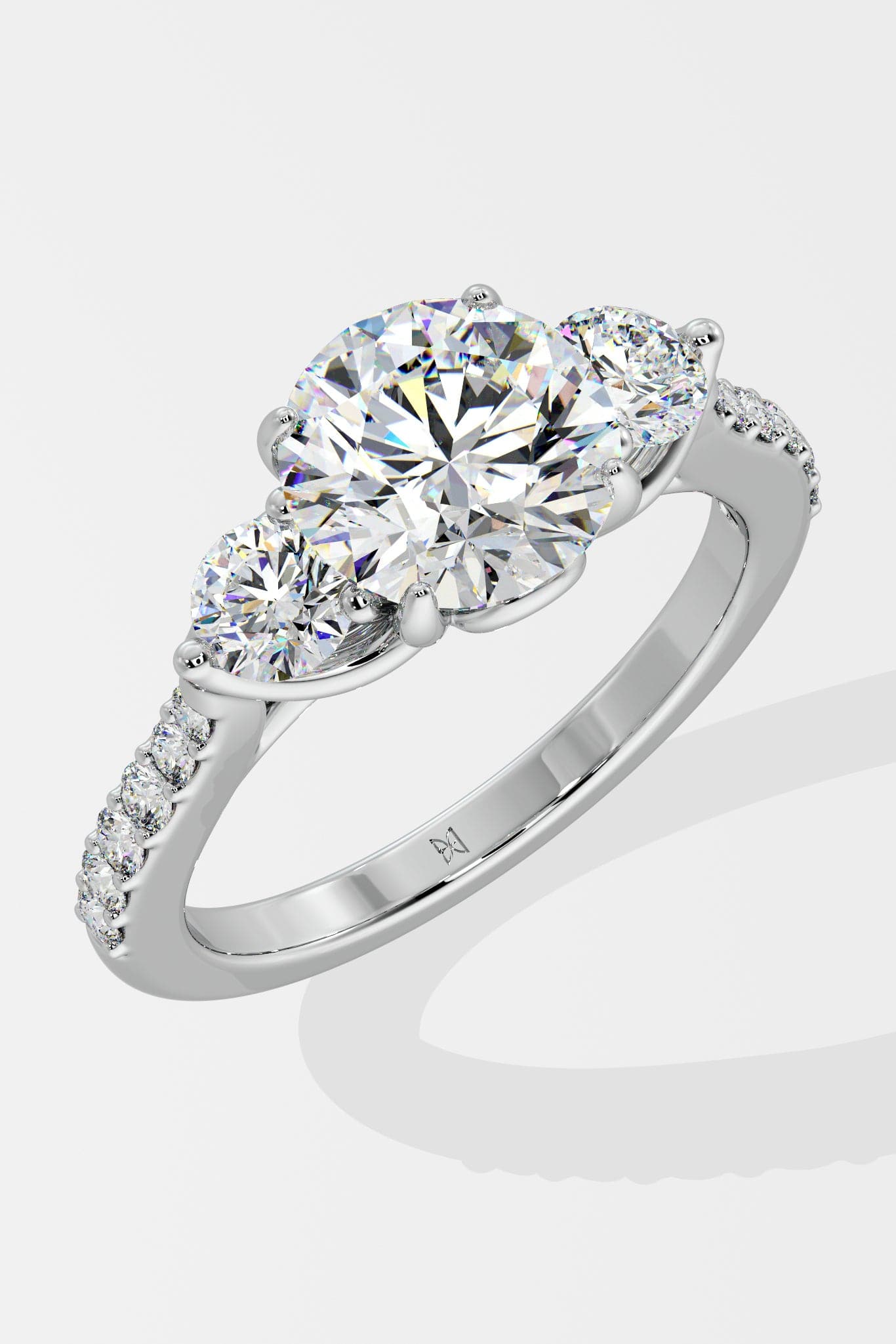 Trinity Solitaire Ring