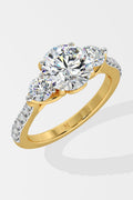 Trinity Solitaire Ring
