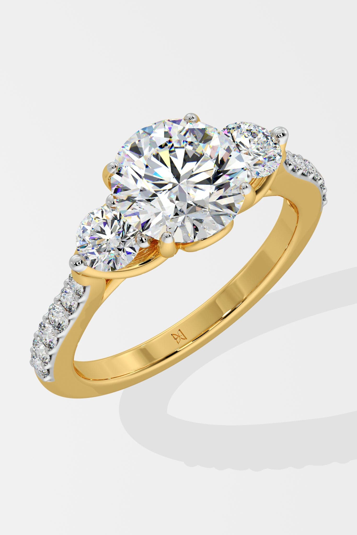 Trinity Solitaire Ring