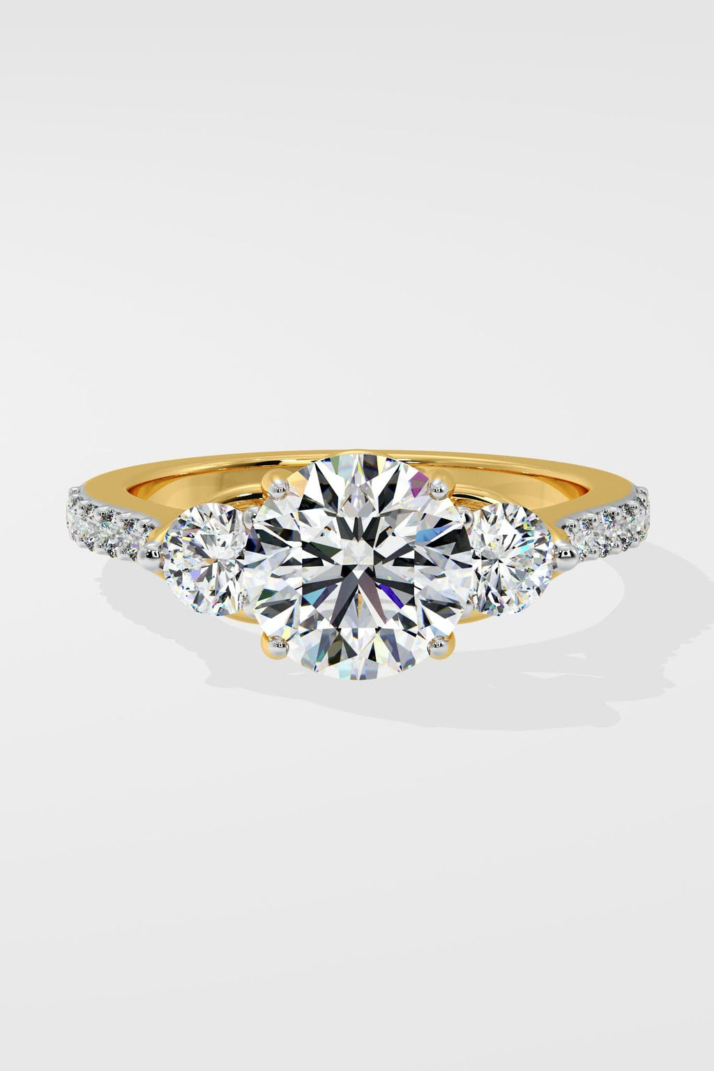 Trinity Solitaire Ring