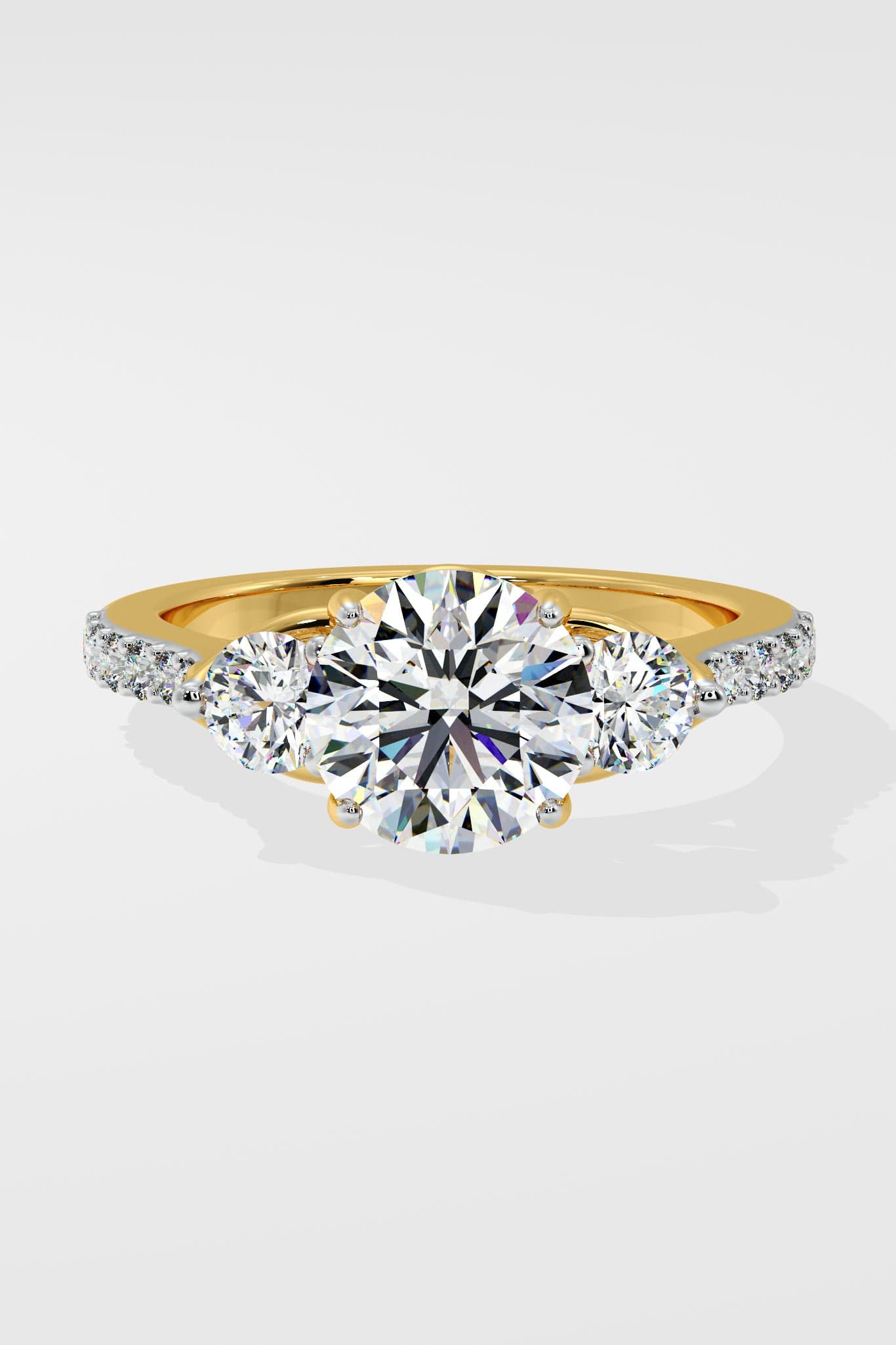 Trinity Solitaire Ring