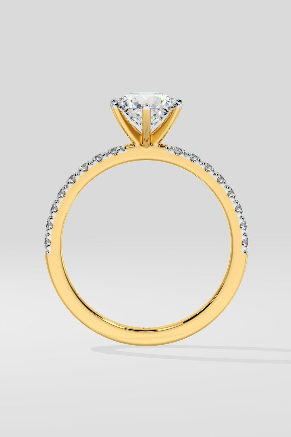 1.5 ct Crown Solitaire Ring