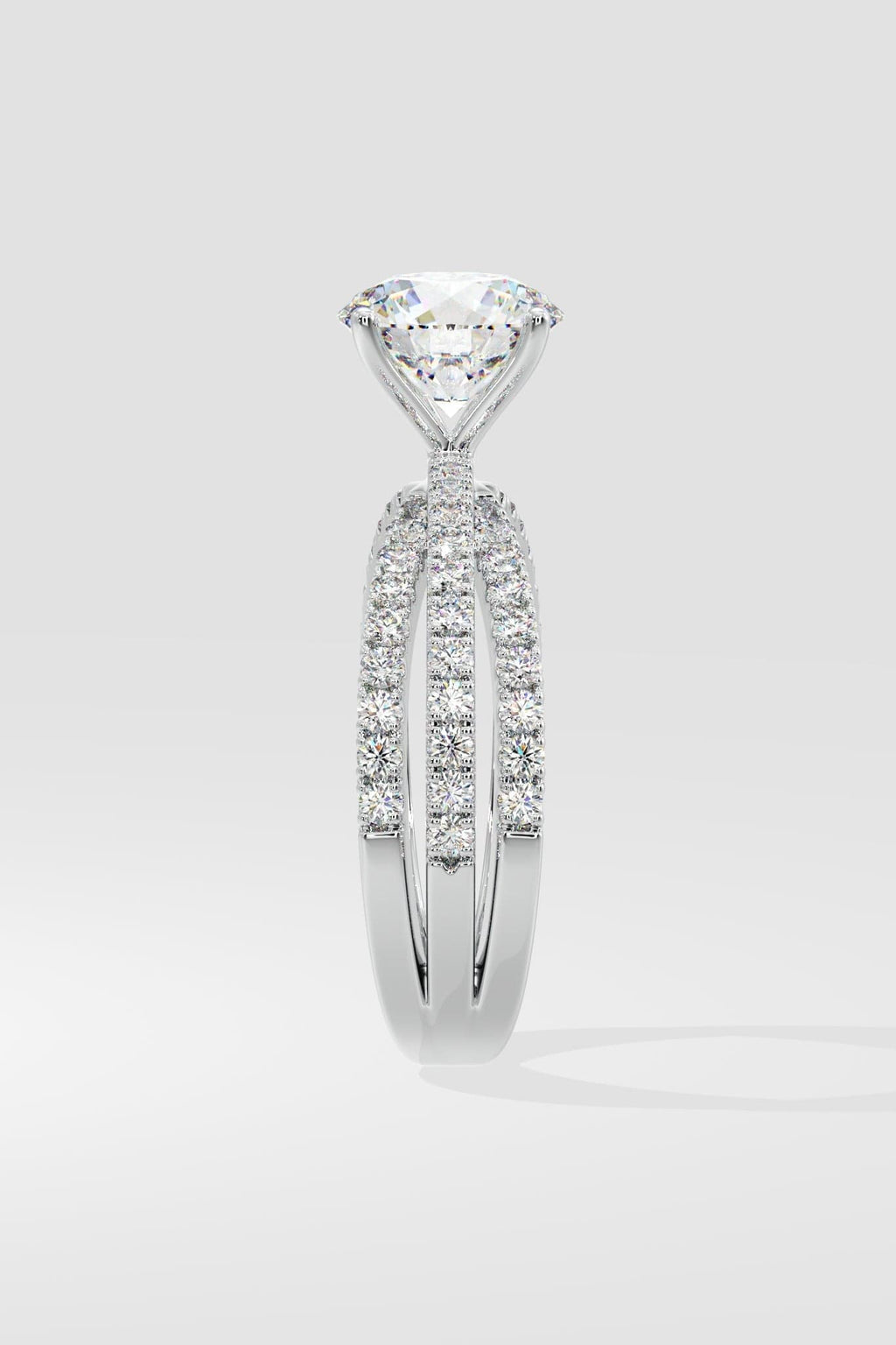1.5 ct Triple Crossover Solitaire Ring
