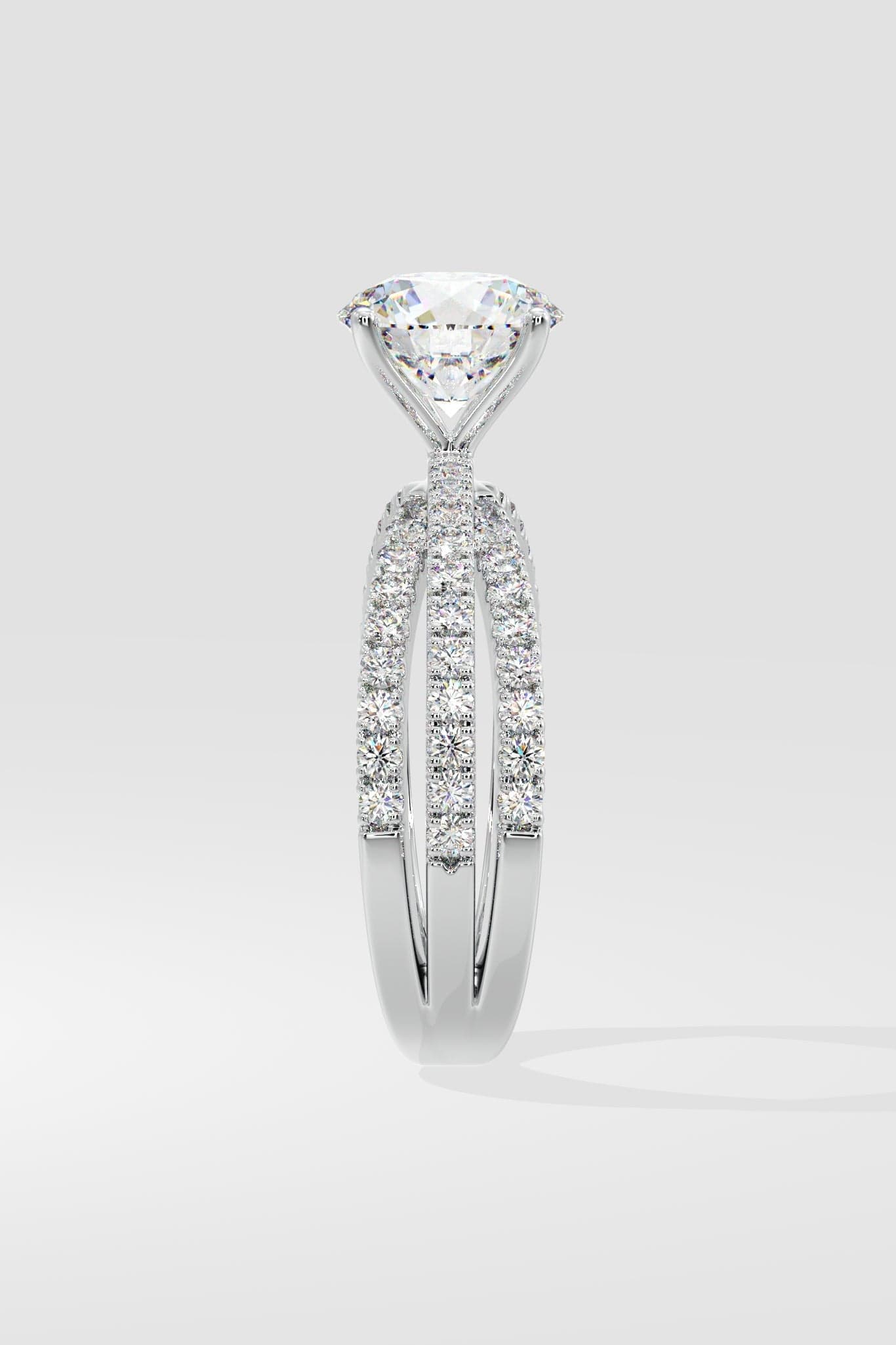1.5 ct Triple Crossover Solitaire Ring
