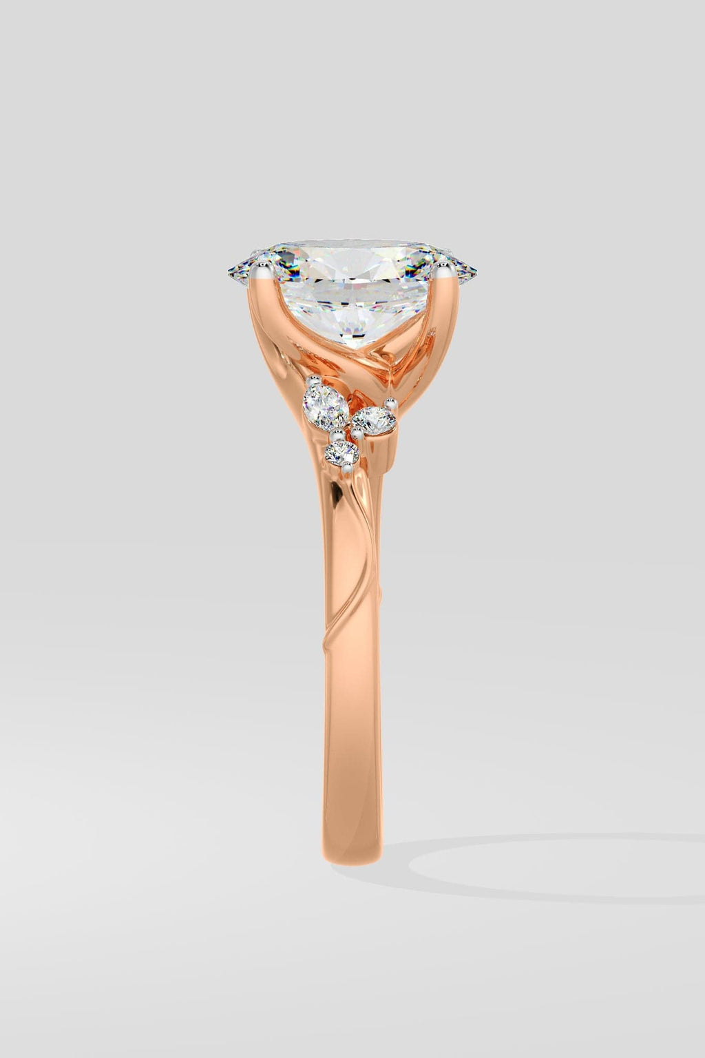 2 ct Lunette Ring