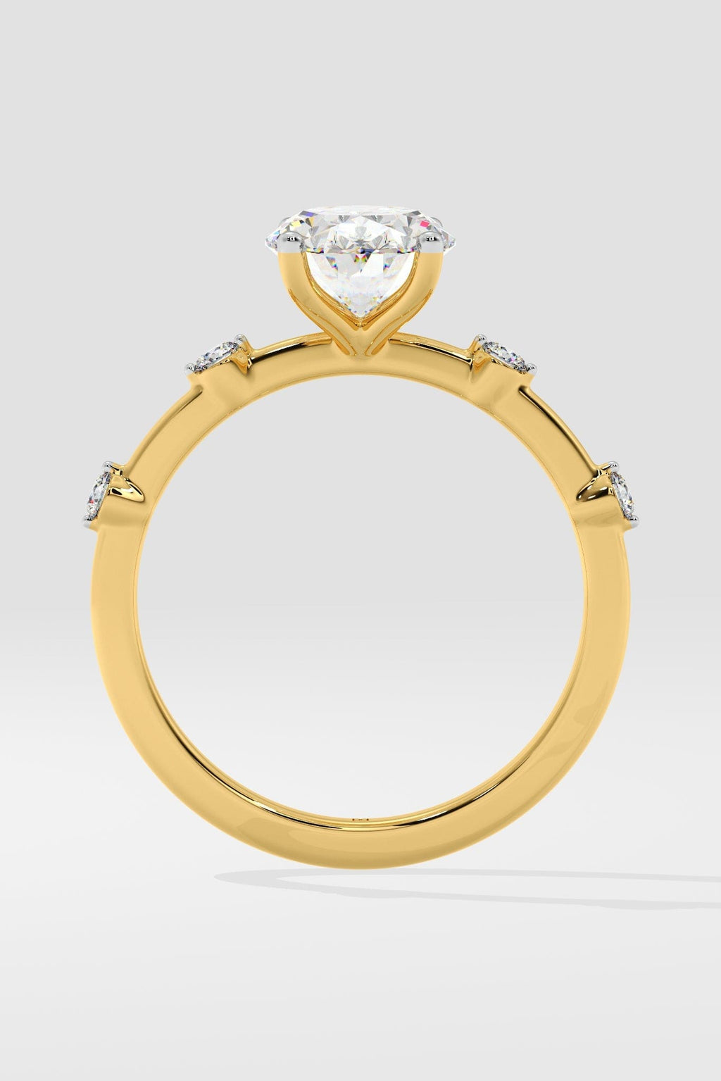1.5 ct Spaced Oval Ring