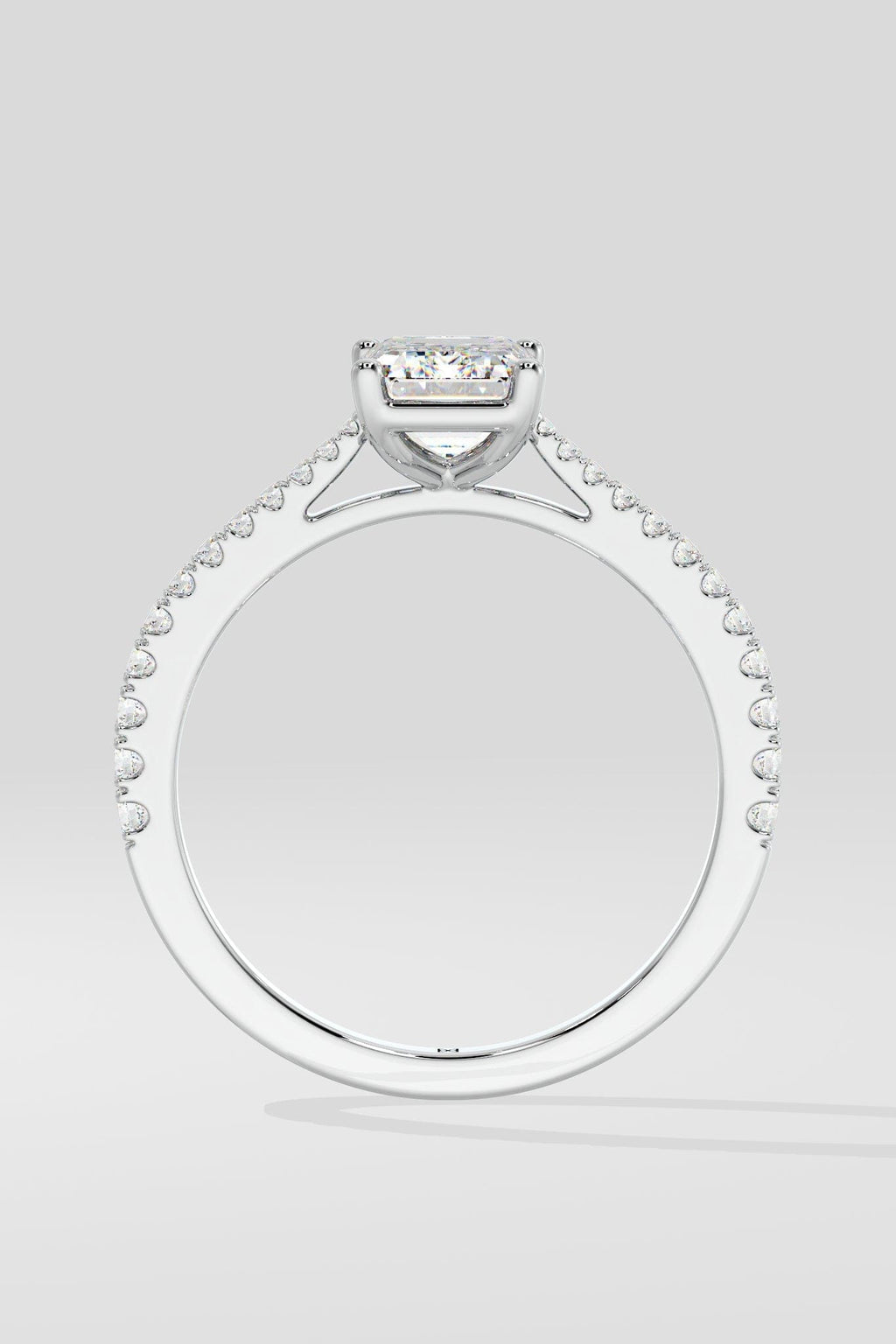 1 ct Emerald Solitaire Ring