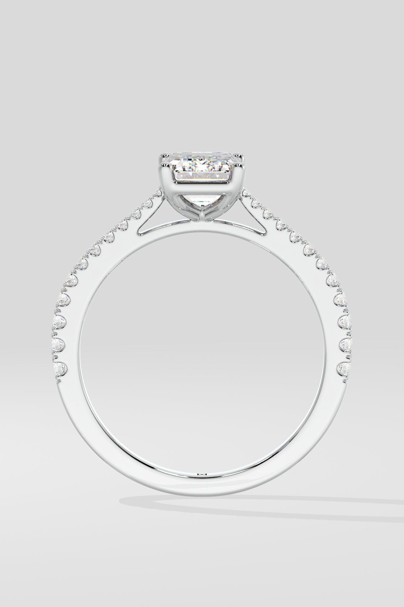 1 ct Emerald Solitaire Ring