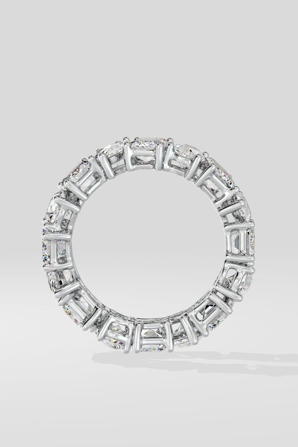 Pear & Emerald Eternity Band