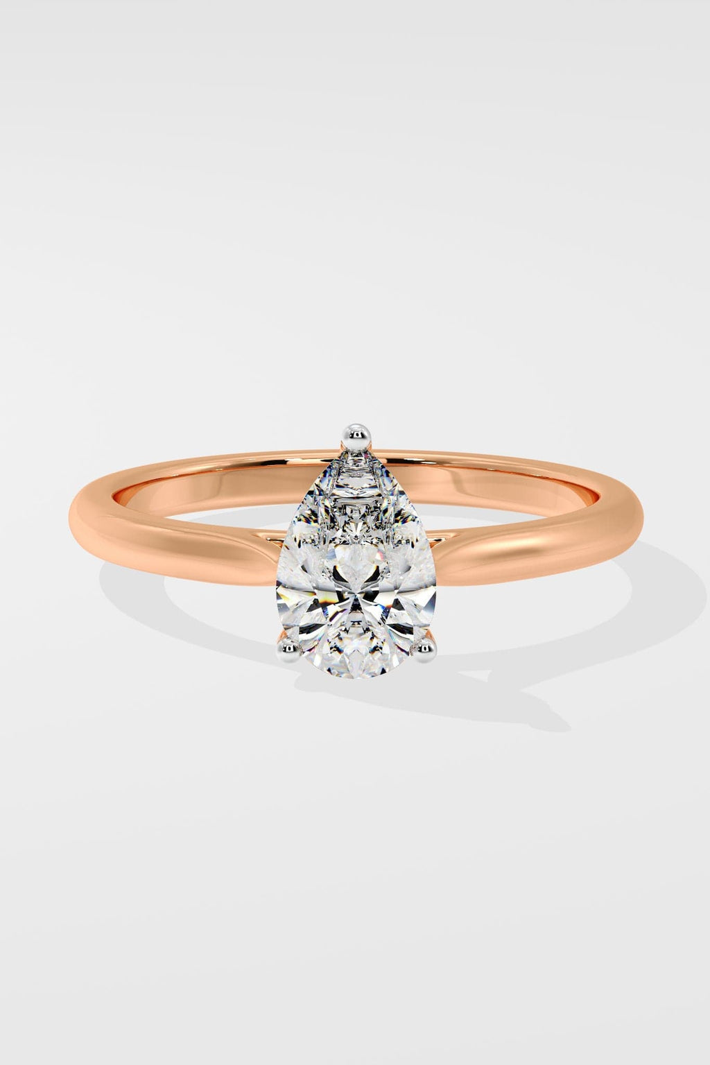 1 ct Pear Solitaire Ring