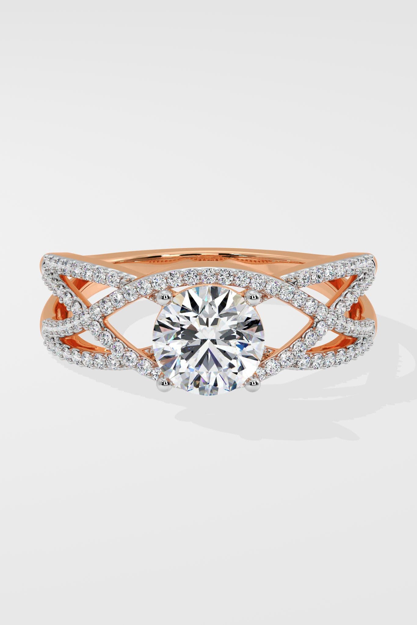 1.5 ct Ripple Solitaire Ring