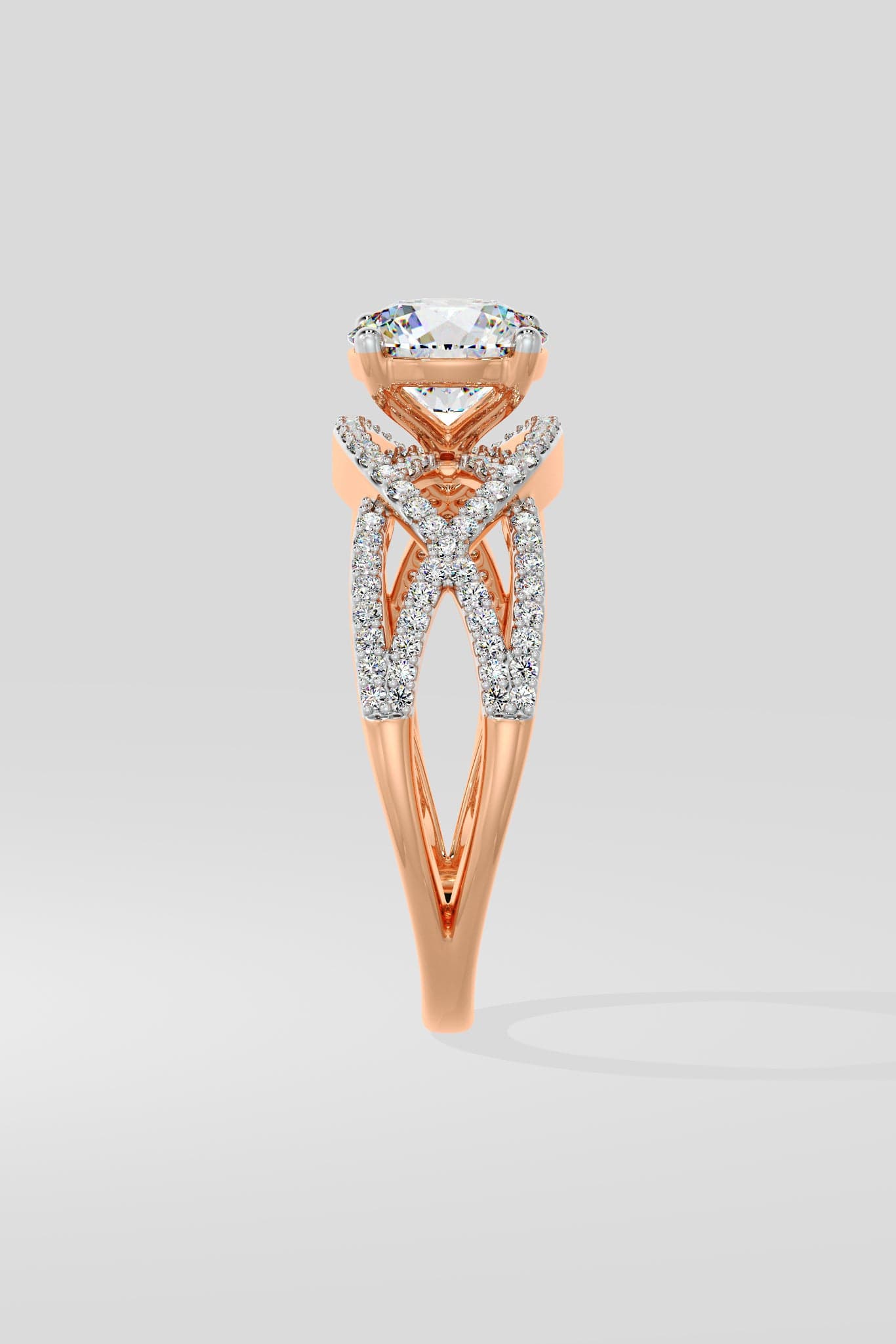 1.5 ct Ripple Solitaire Ring