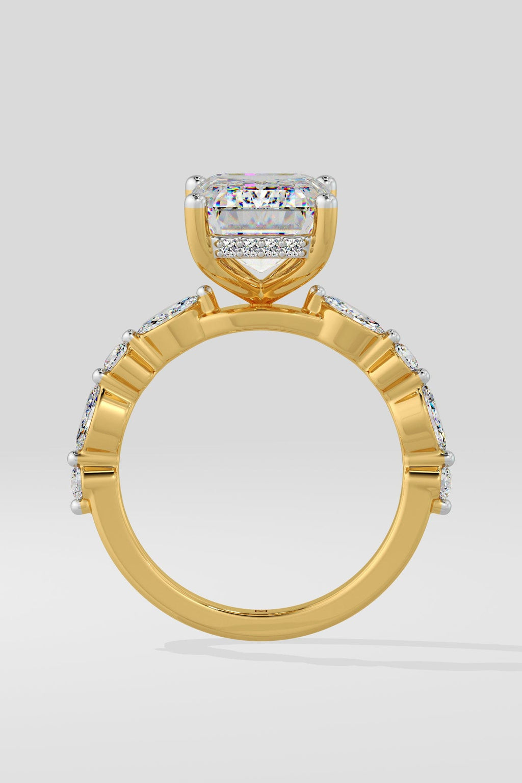 4 ct Emerald Askew Ring