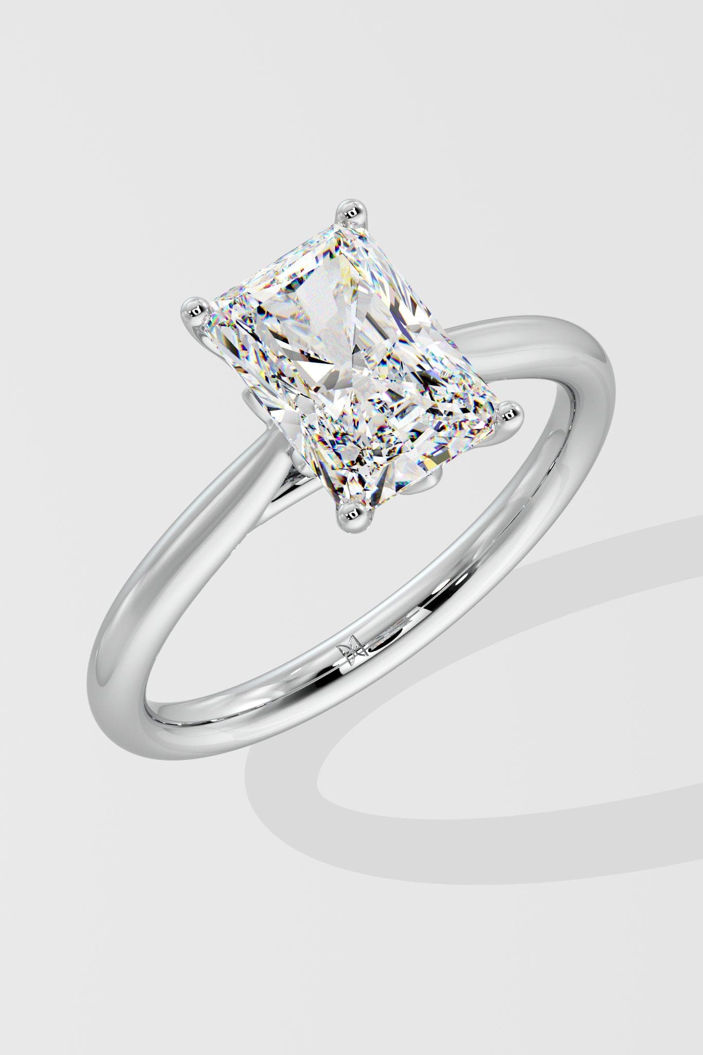 1.5 ct Radiant Solitaire Ring
