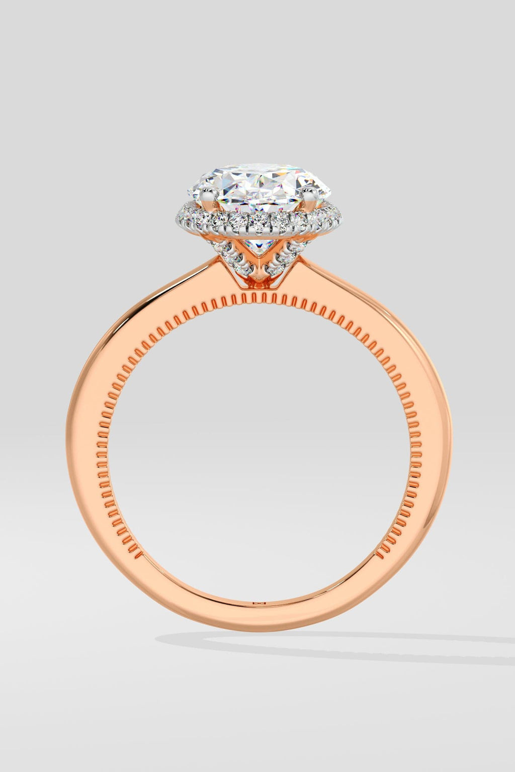 2 ct Oval Halo Ring