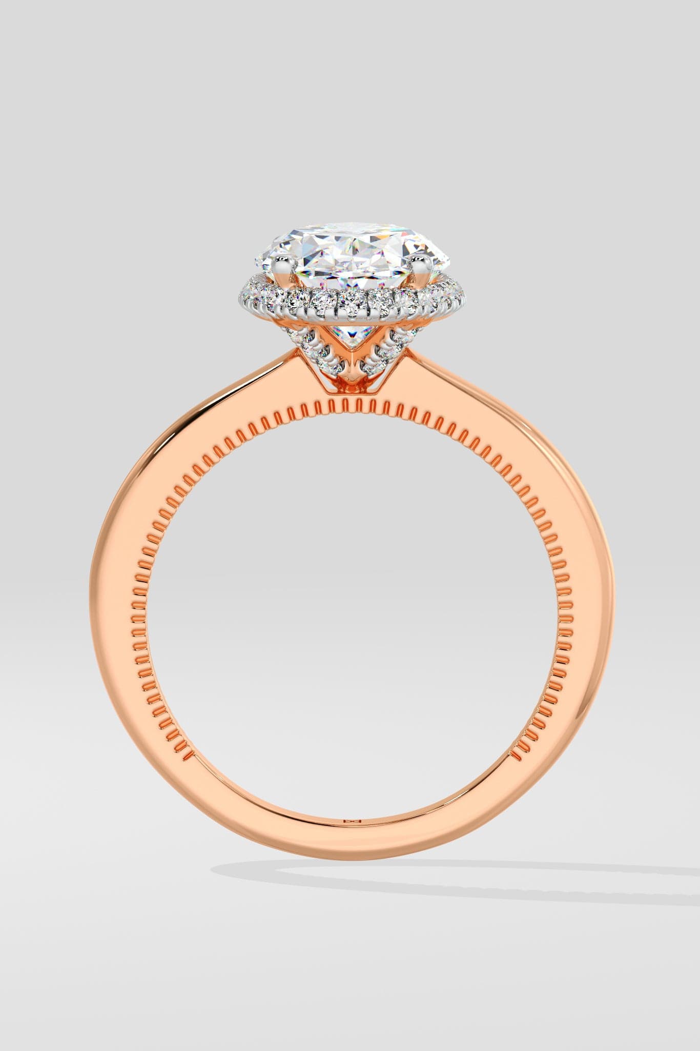 2 ct Oval Halo Ring