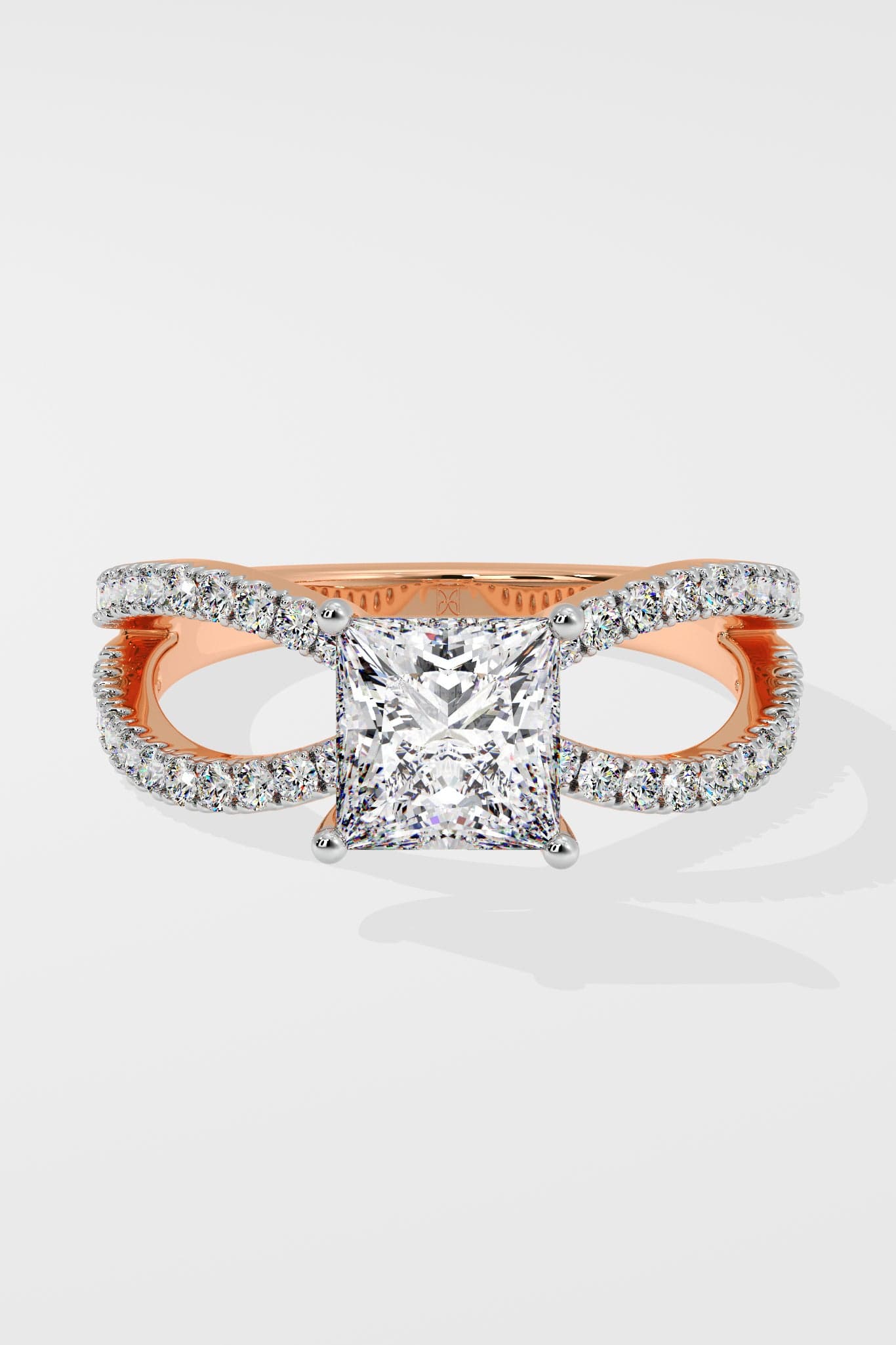 1.5 ct Princess Bow Ring
