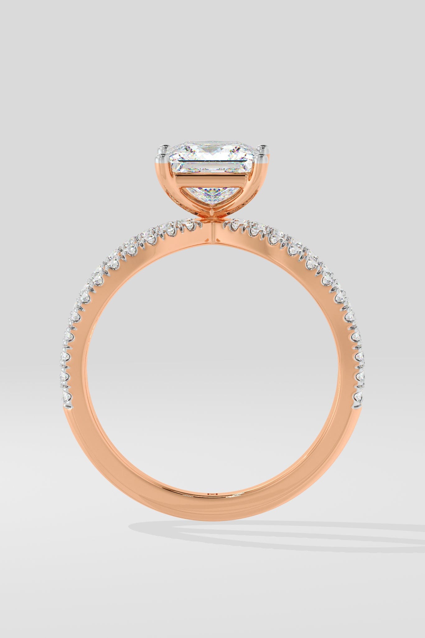 1.5 ct Princess Bow Ring