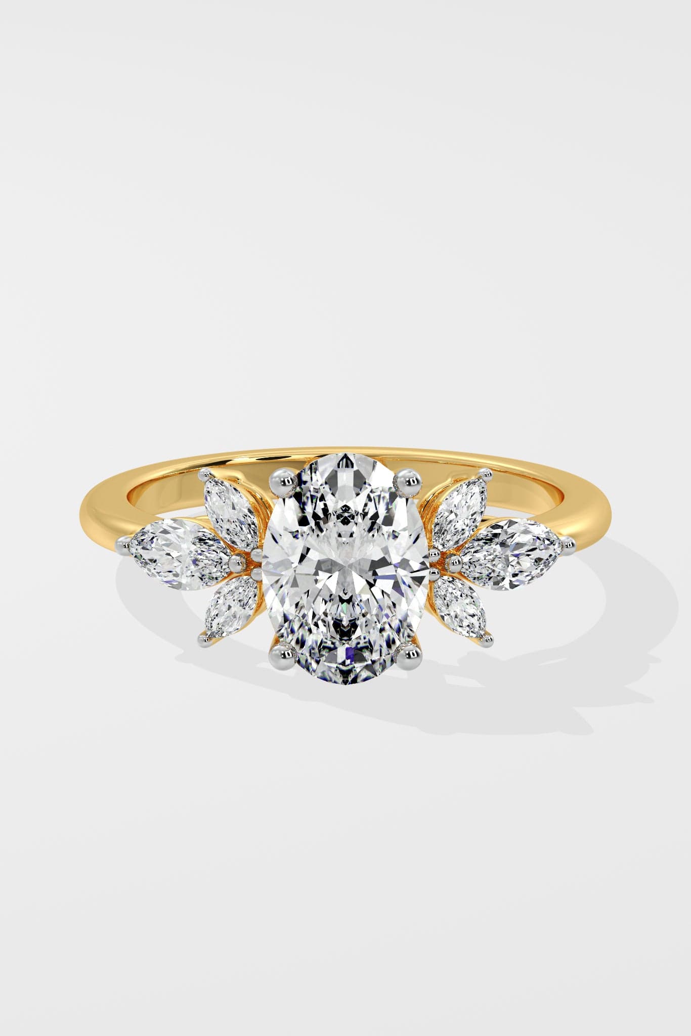1 ct Canopy Oval Ring