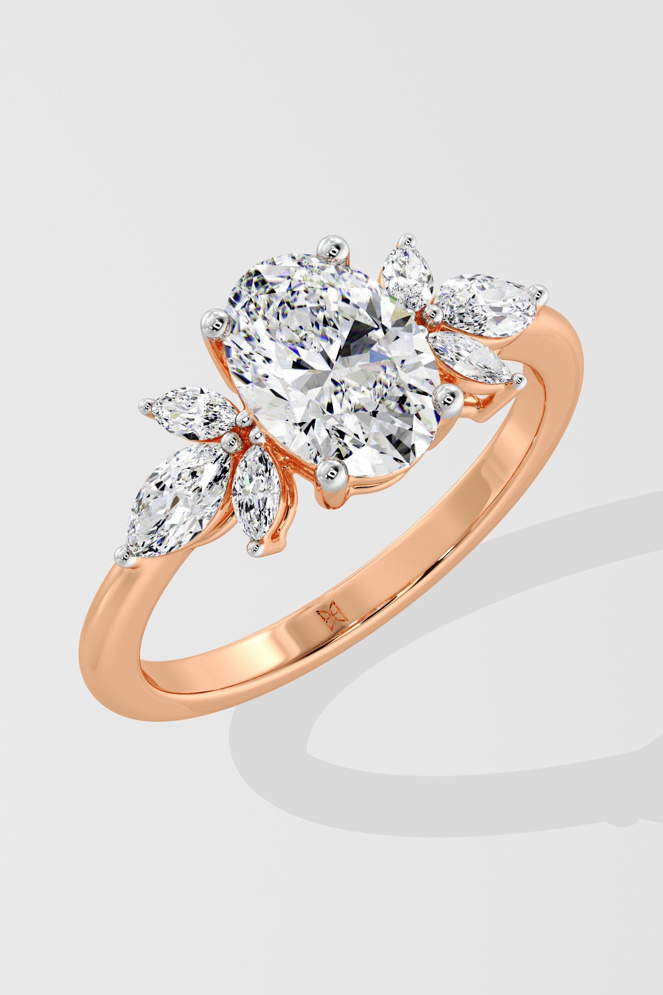 1 ct Canopy Oval Ring
