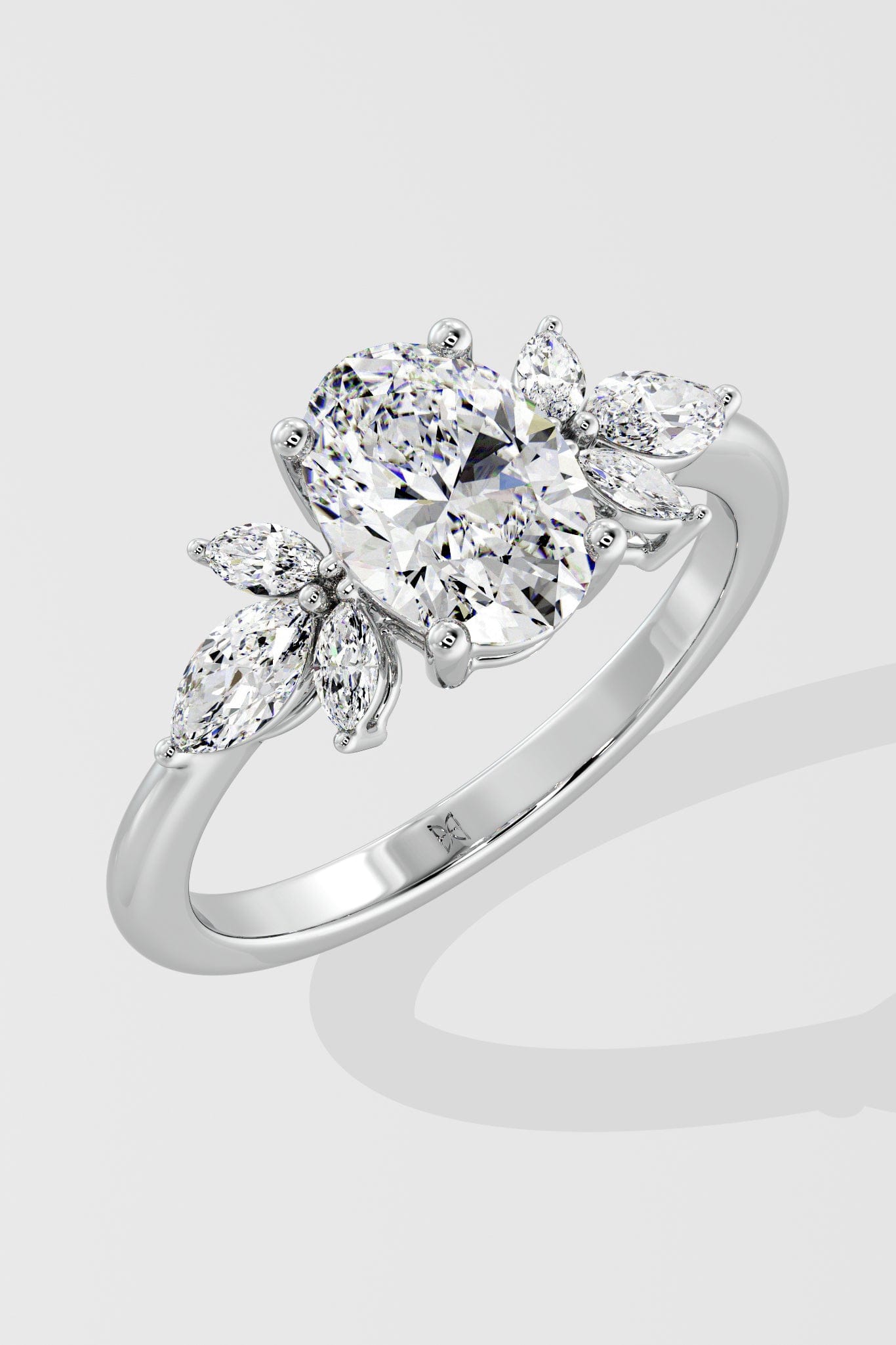 1 ct Canopy Oval Ring
