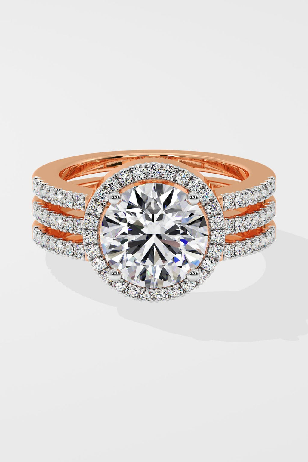2 ct Aurora Triple Row Ring