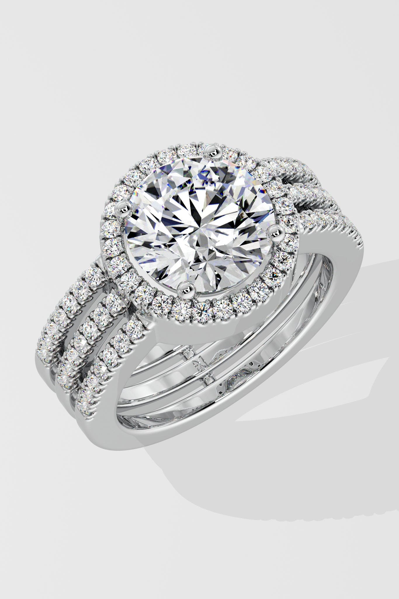 2 ct Aurora Triple Row Ring