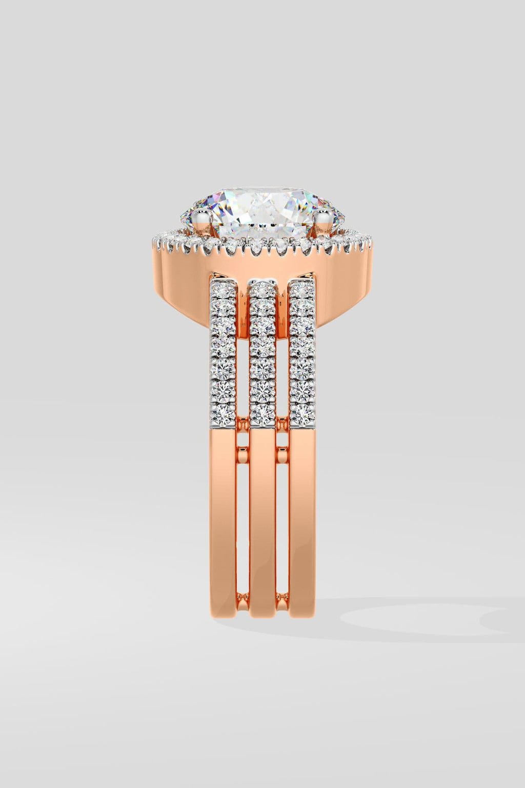 2 ct Aurora Triple Row Ring