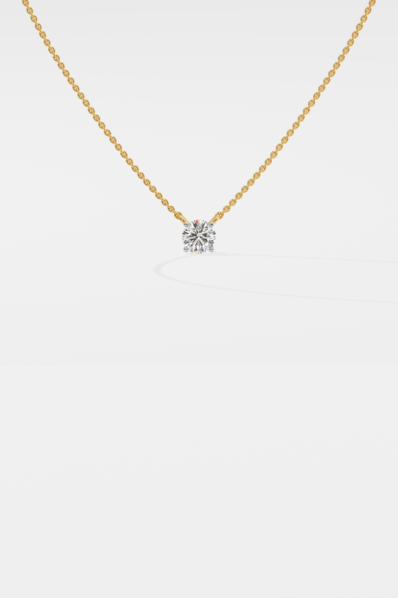 0.75 ct Solitaire Necklace