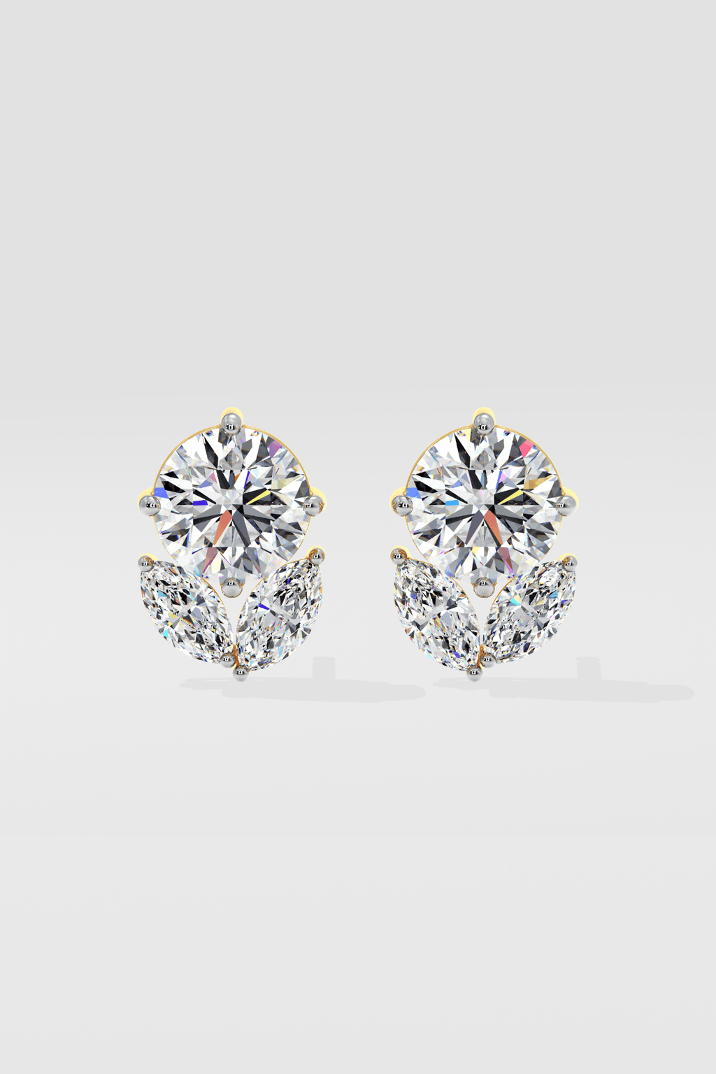 2 ct Bouquet Earrings