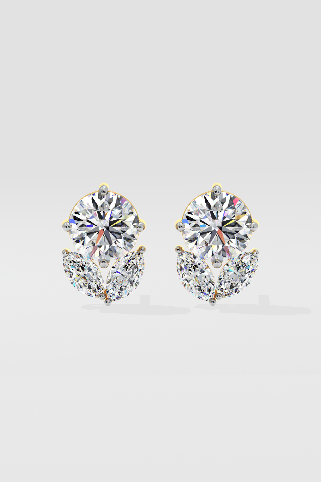 2 ct Bouquet Earrings